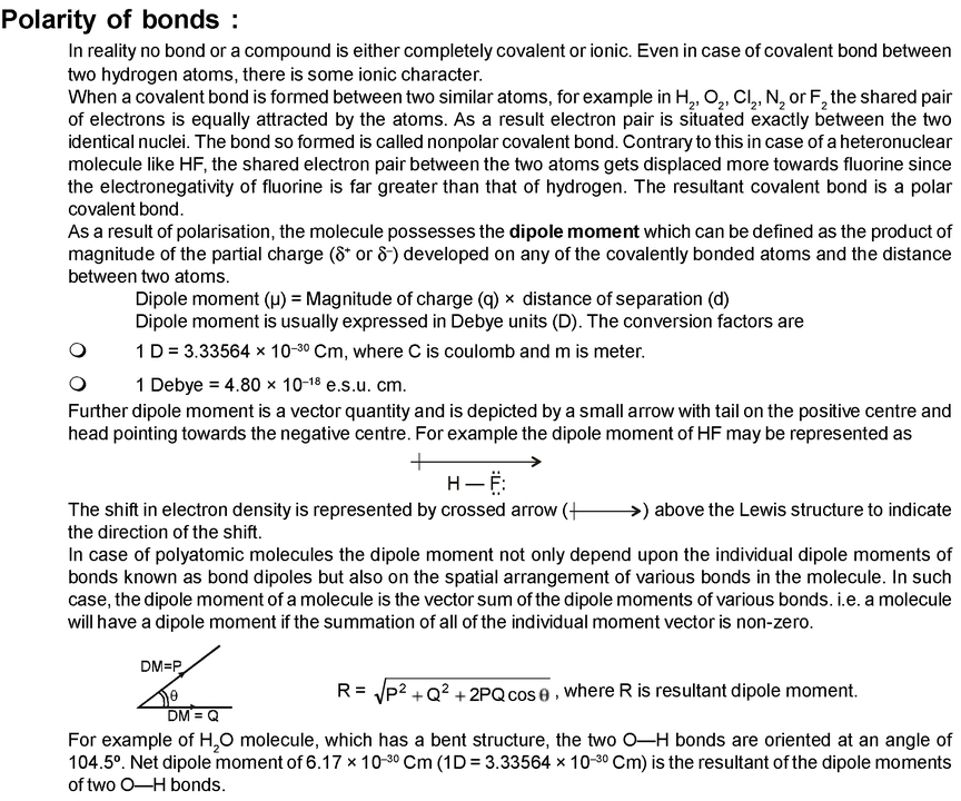 bond polarity bond polarity